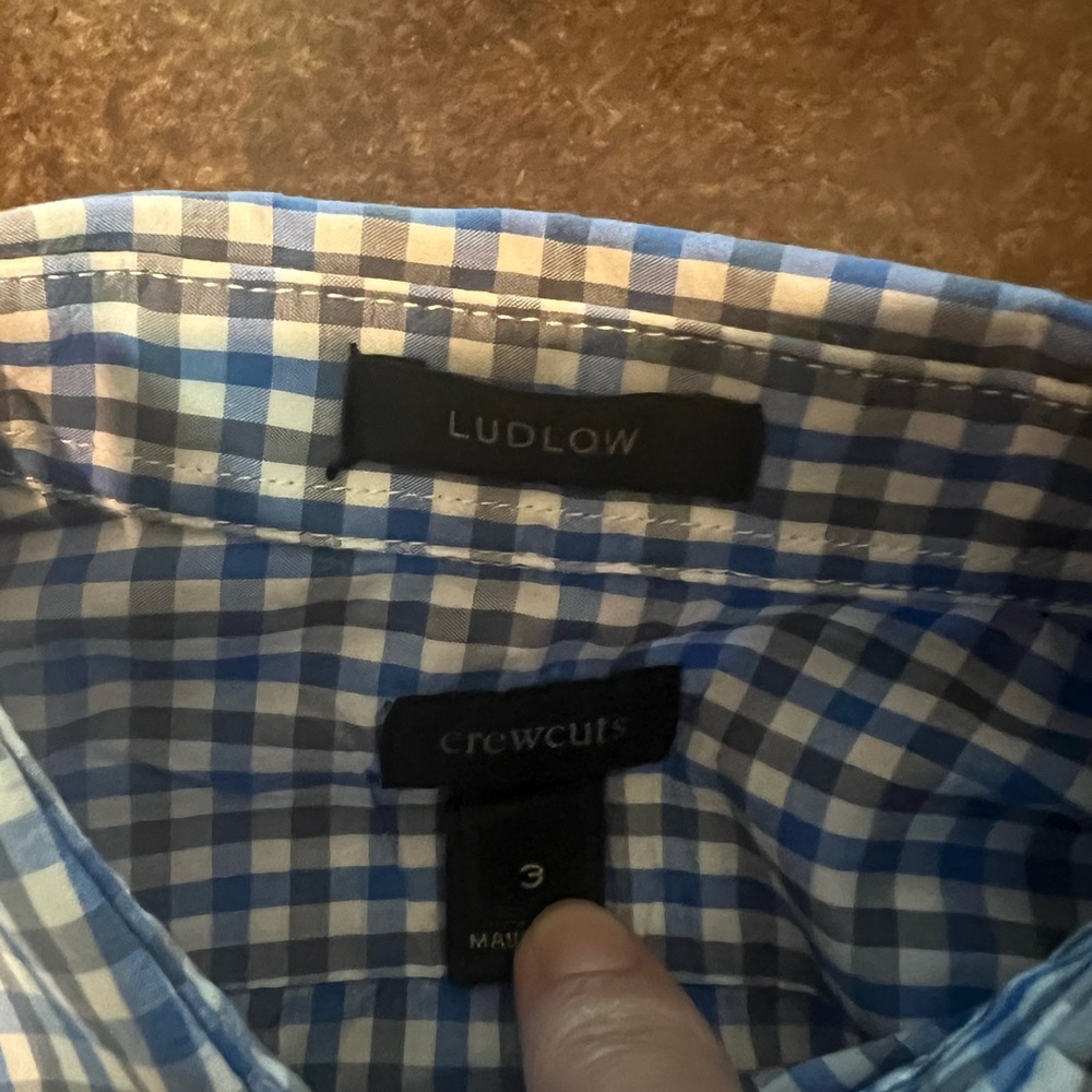 Jcrew crewcuts long sleeve button